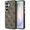 Puzdro Guess 4G Embossed Ring MagSafe pre Samsung Galaxy S26 Plus hnedá