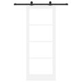 vidaXL Posuvné dvere ORKDAL Biela 83 x 211 cm