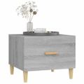 vidaXL Konferenčné stolíky 2ks sivé sonoma 50x50x40cm kompozitné drevo