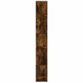 vidaXL Knižnica 5 políc dymový dub 45x23,5x162,5 cm kompozitné drevo
