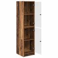 vidaXL Highboard Staré drevo 35 x 37 x 142 cm Kompozitné drevo