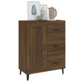 vidaXL Komoda hnedý dub 69,5x34x90 cm spracované drevo
