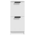 vidaXL Komody 2 ks biele 30x30x70 cm spracované drevo