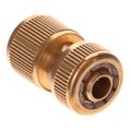 Rýchlospojka na hadicu, 1/2", STOP ventil, MOSADZ EXTOL-PREMIUM