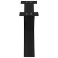 vidaXL Nohy konferenčného stolíka v tvare X, 2 ks, čierne, 70 x (30-31) cm, oceľové