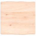 vidaXL Stolová doska 40x40x(2-6) cm neošetrený masív živé hrany