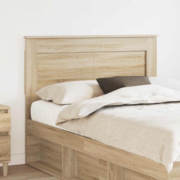 vidaXL Zadné čelo s čelnou doskou Sonoma dub 120 cm Kompozitné drevo