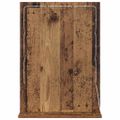 vidaXL Toaletné zrkadlo Dymová dub 70 x 50 x 18 cm Obdĺžnikový