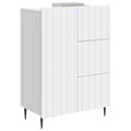 vidaXL Servírovacia skriňa Biela 66 x 34,5 x 91,5 cm Kompozitné drevo