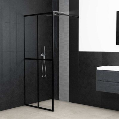 vidaXL Sprchová zástena walk-in, priehľadné tvrdené sklo 80x195 cm