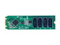 Adaptér rozhrania - SATA - M.2 Card - zelená