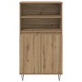 vidaXL Highboard Hnedá 60 x 36 x 110 cm Kompozitné drevo