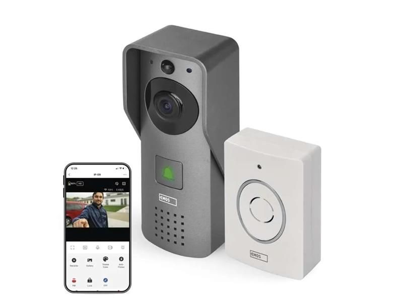 GoSmart domový bezdrôtový videozvonček EMOS H403 IP-09C s WiFi