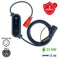 Prenosná nabíjačka SECTRON START 2 dĺžka 5m /16A, 400V, CEE 5pin - Type 2/