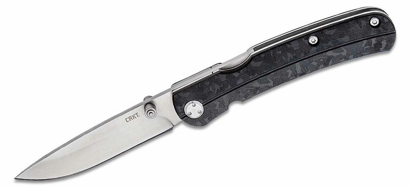 CRKT CR-6433 Kith vreckový nôž 7,5 cm, Satin, čierna, GRN