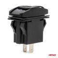Vodotesná nabíjačka na telefón v tvare lode s ČERVENÝM LED podsvietením 2xUSB 12/24V AMiO-04228