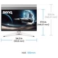 BENQ EX271Q, LED Monitor 27", 2K, 180Hz, bielo-čie