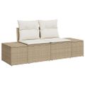 vidaXL Súprava záhradných pohoviek 9 ks 8-Počet miest Béžová