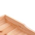 vidaXL Stôl na rastliny s policou hnedý 78x38x82,5 cm jedľový masív