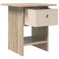 vidaXL Nočný stolík Sonoma dub 41 x 40 x 45 cm Kompozitné drevo