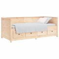 VidaXL Denná posteľ bez matraca 75x190 cm masívna borovica