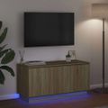 vidaXL TV skrinka 100 x 38 x 49 cm Sonoma dub Kompozitné drevo