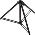 vidaXL Stojan na fotopozadie v tvare T čierny 91x60x(70-200) cm