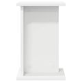 vidaXL Stojan na rastliny Biela 25 x 25,5 x 40,5 cm Kompozitné drevo