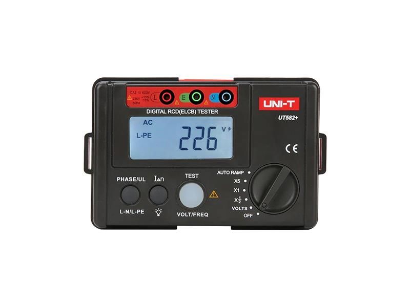 Tester prúdových chráničov UNI-T UT582+