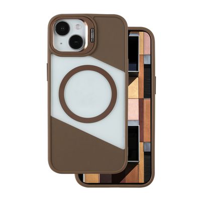 Fusion Mag case pre iPhone 12 / 12 Pro 6,1" hnedá