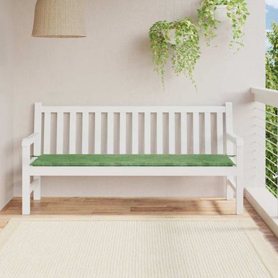 vidaXL Podložka na lavičku List Design s listami 150 x 50 x 3 cm
