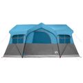 vidaXL Rodinný stan 487 x 340 x 216 cm Modrá Polyester a oceľ