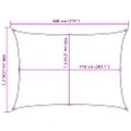 vidaXL Tieniaca plachta 160 g/m² obdĺžniková žltá 6x8 m, HDPE