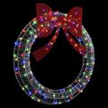 vidaXL Veniec 150 LED Viacfarebný 120 cm Akryl