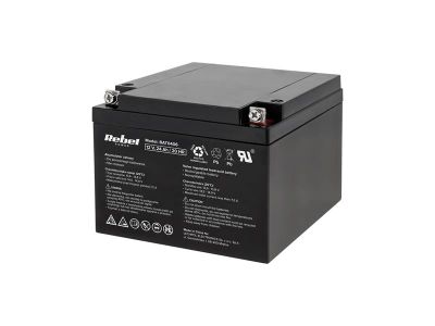 Baterie olověná 12V 24Ah REBEL BAT0406
