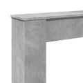 vidaXL Obloženie krbu betónovosivé 100x20x100 cm kompozitné drevo