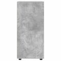 vidaXL Úložné skrine 80 x 48 x 105 cm Kompozitné drevo Betónová šedá