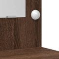vidaXL Toaletný stolík Hnedý dub 78,5 x 41 x 135 cm Kompozitné drevo