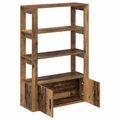 vidaXL Servírovacia skriňa Staré drevo 30 x 80 x 119.5 cm
