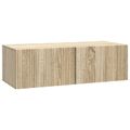 vidaXL Nástenná TV skrinka 98 x 41 x 30 cm Dub sonoma Kompozitné drevo