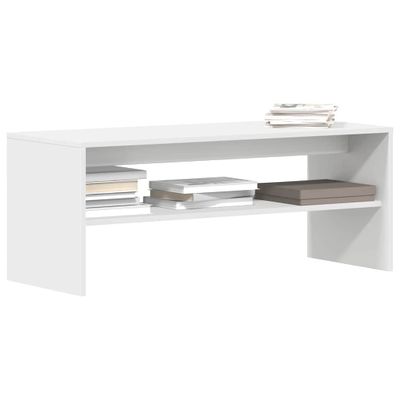 vidaXL TV skrinka biela 120x40x40 cm drevotrieska