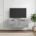 vidaXL Nástenná TV skrinka Nástenný Betónovo sivá 78,5 x 31 x 30 cm