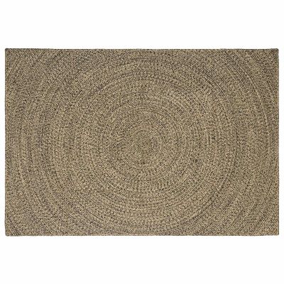 vidaXL Kusové koberce Prírodná a čierna 200 x 290 cm Juta