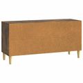 vidaXL TV skrinka 102 x 34,5 x 50 cm Dymový dub Kompozitné drevo