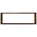 vidaXL Kockové police 2 ks dymový dub 80x15x26,5 cm spracované drevo