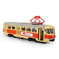 Električka ktorá hlási zastávky česky 28 cm PRAGUE