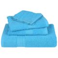 vidaXL Saunové osušky FROGN 4 ks tyrkysové 80x200 cm 360 g/m²