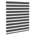 vidaXL Zebra roleta čierna 120x100 cm šírka látky 115,9cm polyester