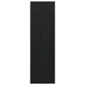 vidaXL Nástenné skrinky 2 ks čierne 30x30x100 cm masívna borovica