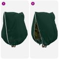 vidaXL Covers na fleece pre ochranu rastlín pred mrazom 3 ks Zelená